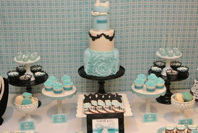 Breakfast at Tiffany's Party by Cakes by Joanne Charmand