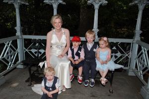 Katherine Ladies' Pavilion with kids Central Park Wedding