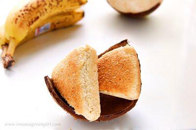 Coconut Banana Scones (vegan)