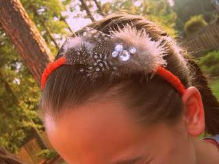 headbands and  feathers and jewels, oh my!