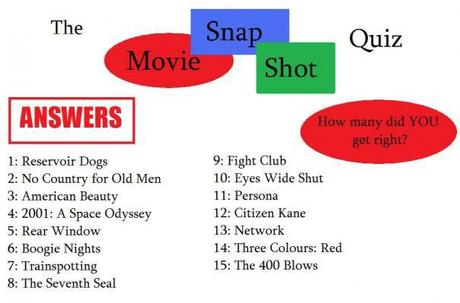 The Movie Snapshot Quiz
