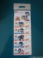 A better picture of those Sonic the Hedgehog stamps