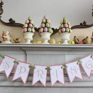 Easter Decorations and my love of Chocolate Eggs Easter Decorations and my love of Chocolate Eggs