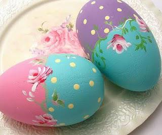 Easter Decorations and my love of Chocolate Eggs Easter Decorations and my love of Chocolate Eggs