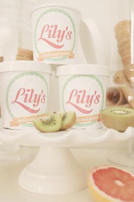 Gelato Bridal Shower Dessert Table and pale color palette in the home Gelato Bridal Shower Dessert Table and pale color palette in the home