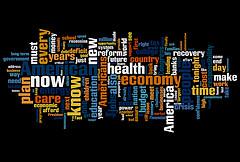 Word Cloud of Obama's speech to Congress