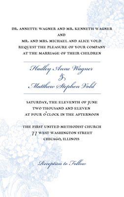 Floral Wedding Invitations