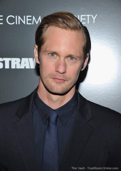 Alexander Skarsgård attends The Cinema Society screening of Screen Gems' Alexander Skarsgård at screening of ‘Straw Dogs’