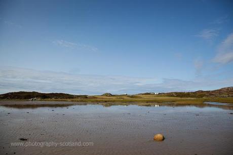 Photo - the Strand on the island of Colonsay, Scotland