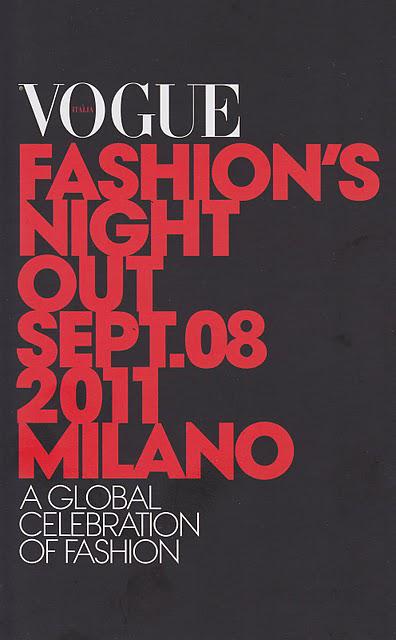Milan- Vogue Fashion's Night Out