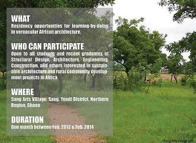 Vernacular African Architecture Residency