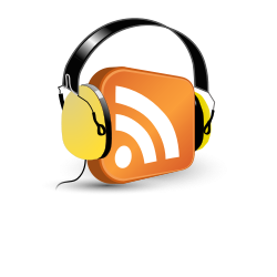 podcasting icon. learn italian through podcasts