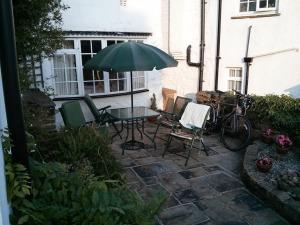 Our sheltered terrace