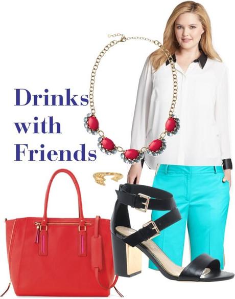 Frugal Fashion Friday - Styling Sale Finds: Drinks with Friends