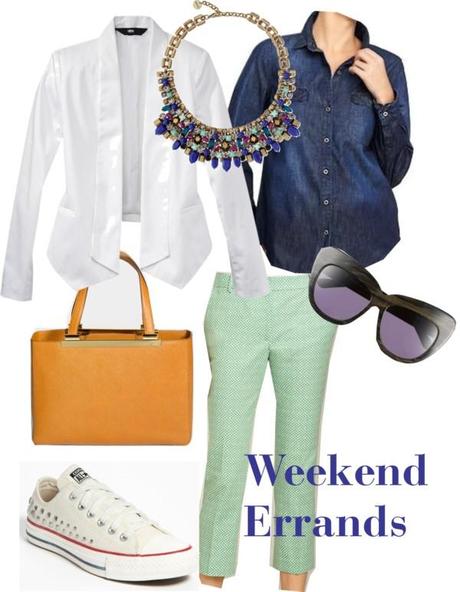 Frugal Fashion Friday - Styling Sale Finds: Weekend Errands