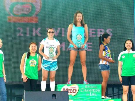 Monica Torres 1st Place 21K - 37th Milo Marathon Manila Elims