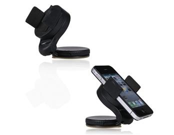 Adjustable Universal Mini Windshield Car Holder for iPhone/ PDA/ Mobile Phone/ iPod (Black)