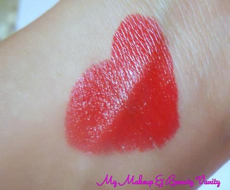 bourjois rouge edition lipstick 13 rouge jet set Swatch+bourjois lipstick swatch+ classic red lipstick
