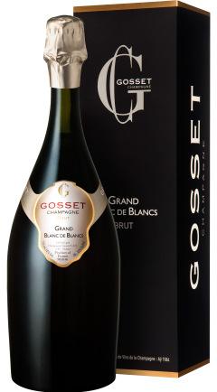 Grand blanc de blancs packshot2 2 400x724 Harvey Nichols Leeds  Champagne of the Month: Gosset