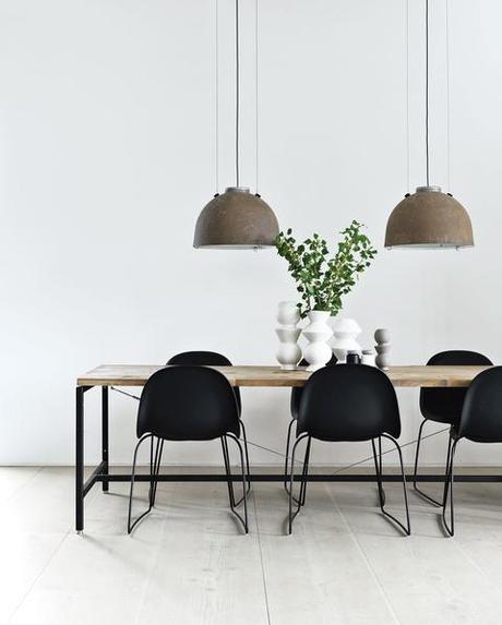 Modern minimalist Danish design kitchen