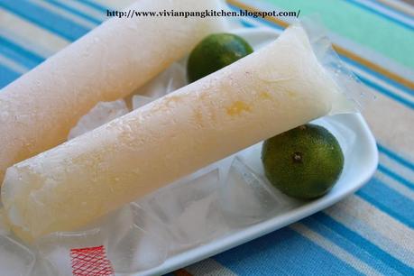 Lychee Calamansi Lime Ice Pops