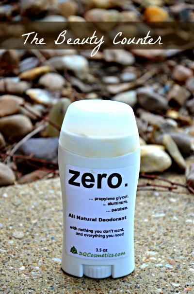 Not Sweating the Small Stuff with  zero. Natural Deodorant