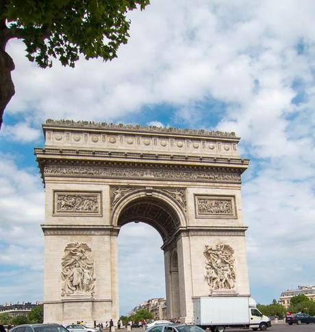 The Avenue des Champs-Élysées photo of the Arc de Triomphe, Paris, France