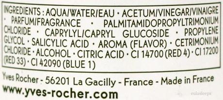 Bath Favorites: Yves Rocher Éclat Radiance Rinsing Vinegar