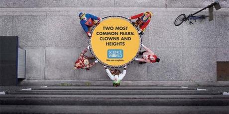 Two Most Common Fears - Clowns and Heights