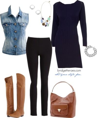 One Item, Five Fashionable Ways. Look 5 Denim Vest Outfits