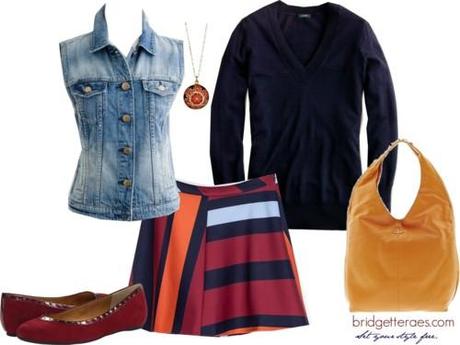 One Item, Five Fashionable Ways. Look 3 Denim Vest Outfits