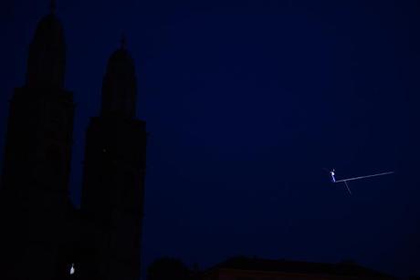 There’s a starman waiting in the sky of Zurich, his name is Mr. Bügler! artborghi buegler starman zuerifaescht pano