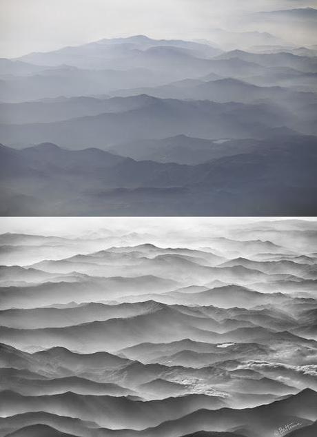 Before-After - Ocean Mountains - Artwork by Ben Heine