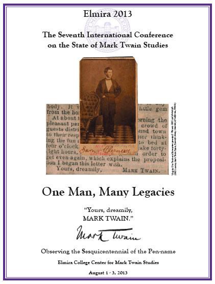 One Tan, Many Memories: Elmira Mark Twain Conference 2013 Origin of my title