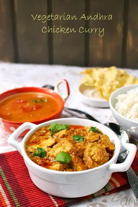 Vegan Andhra Kodi Kura (Vegan Chicken Curry) Vegan Andhra Kodi Kura (Vegan Chicken Curry)