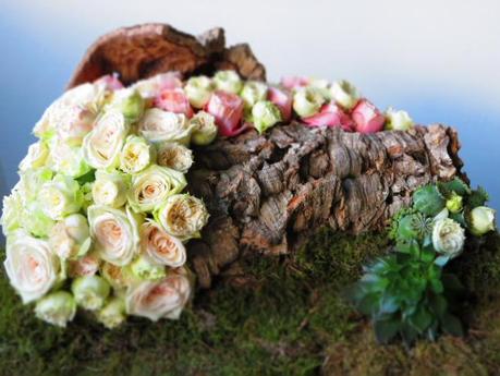 Floral Art with Garden Roses