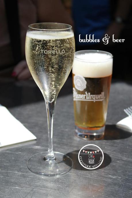 Bubbly and beer