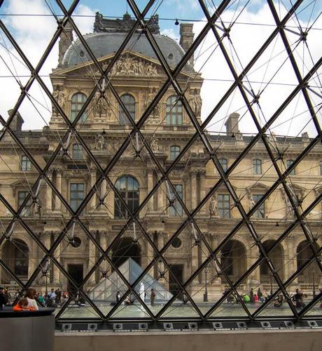 The Louvre and shopping in Paris! photo of the Louvre from inside I.M. Pei's pyramid