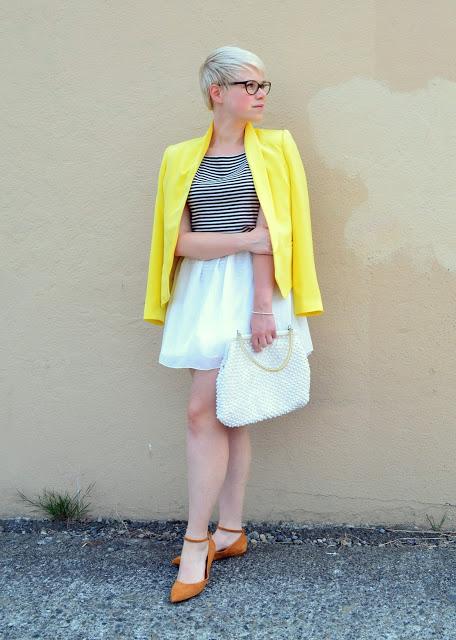 Party Skirt Oasap, blonde, summer, fashion, street style, in style, vintage
