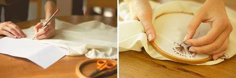 DIY Embroidered Top How to embroider a top, step by step instructions for a DIY embroidered top