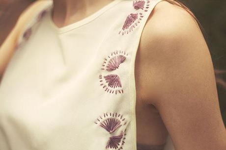 DIY Embroidered Top diy embroidered sleeves