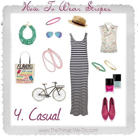 How To Wear Stripes. Casual