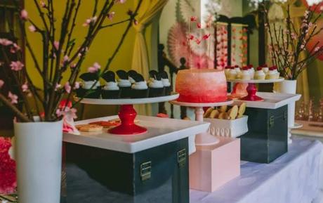 An Ombre Japanese Themed party by Sugar Coated Mama