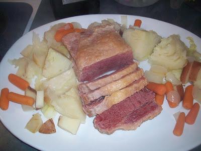 They called it 'Boiled Dinner', we call it 'Corned Beef with cabbage & root veggies'
