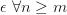 \epsilon \ \forall n \ge m \epsilon \ \forall n \ge m