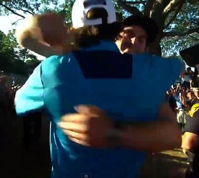 Why is journeyman Keegan Bradley so happy for Dufner? Why is journeyman Keegan Bradley so happy for Dufner?