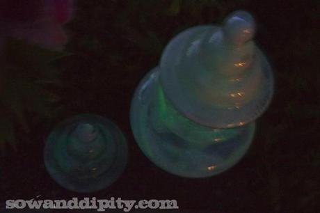DIY Garden Lights glo