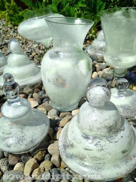 DIY Garden Lights glo glass