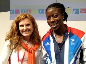 When Girl on the River met new 400m World Champion Chrissy Ohuruogu