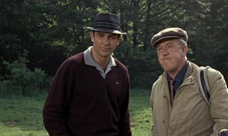 James Bond Golfs with Goldfinger Some people watching the film thought the caddy's Arnold Palmer line was an in-joke and that he was actually played by Arnold Palmer. These people obviously have no idea what Arnold Palmer looked like, especially in the 1960s.